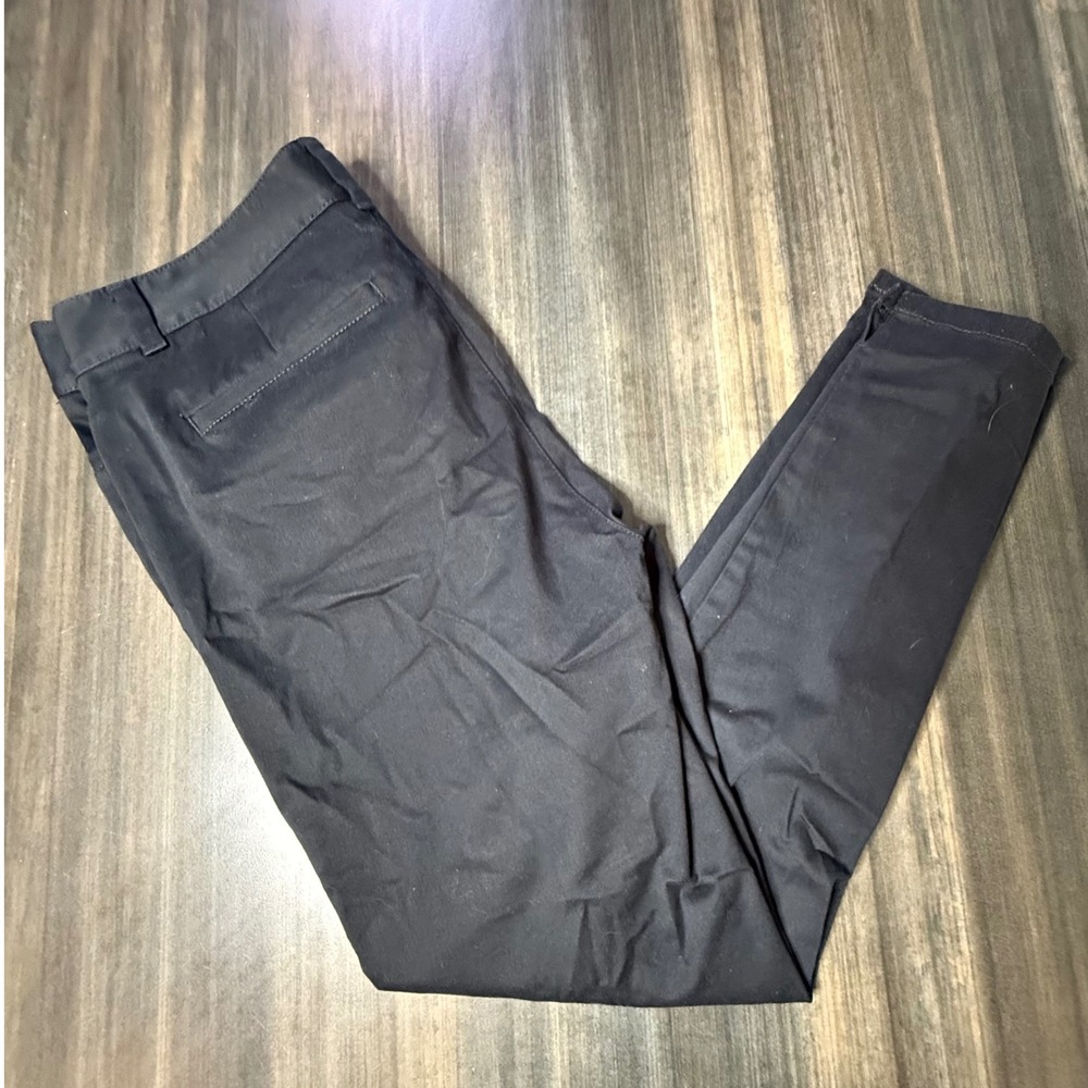 LOFT Black Ankle Pants Womens Size 8 Career Office Business Casual
